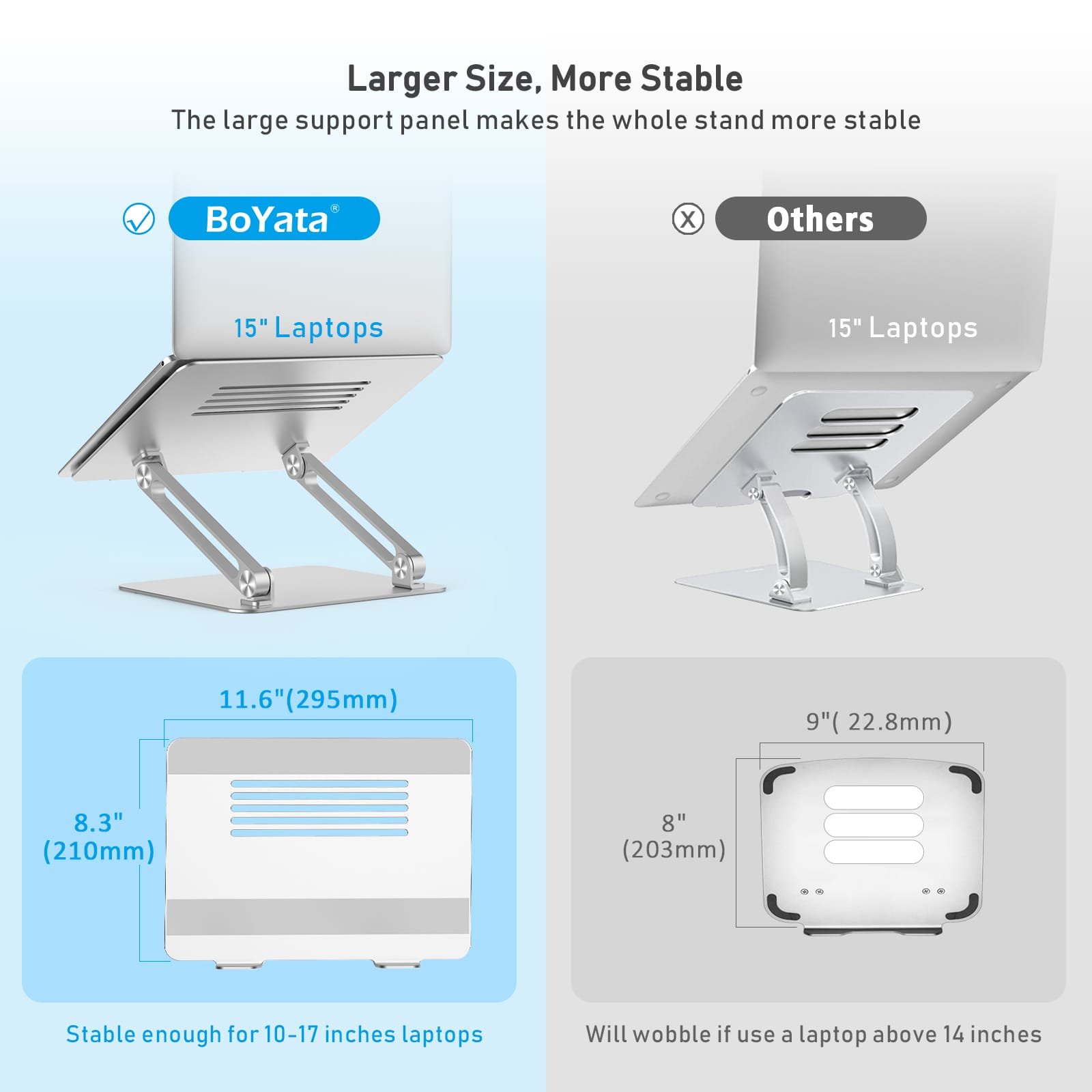 BOYATA N21 SILVER 1600 1600 Laptop Stand